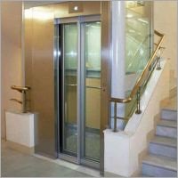 Compact vision elevator door