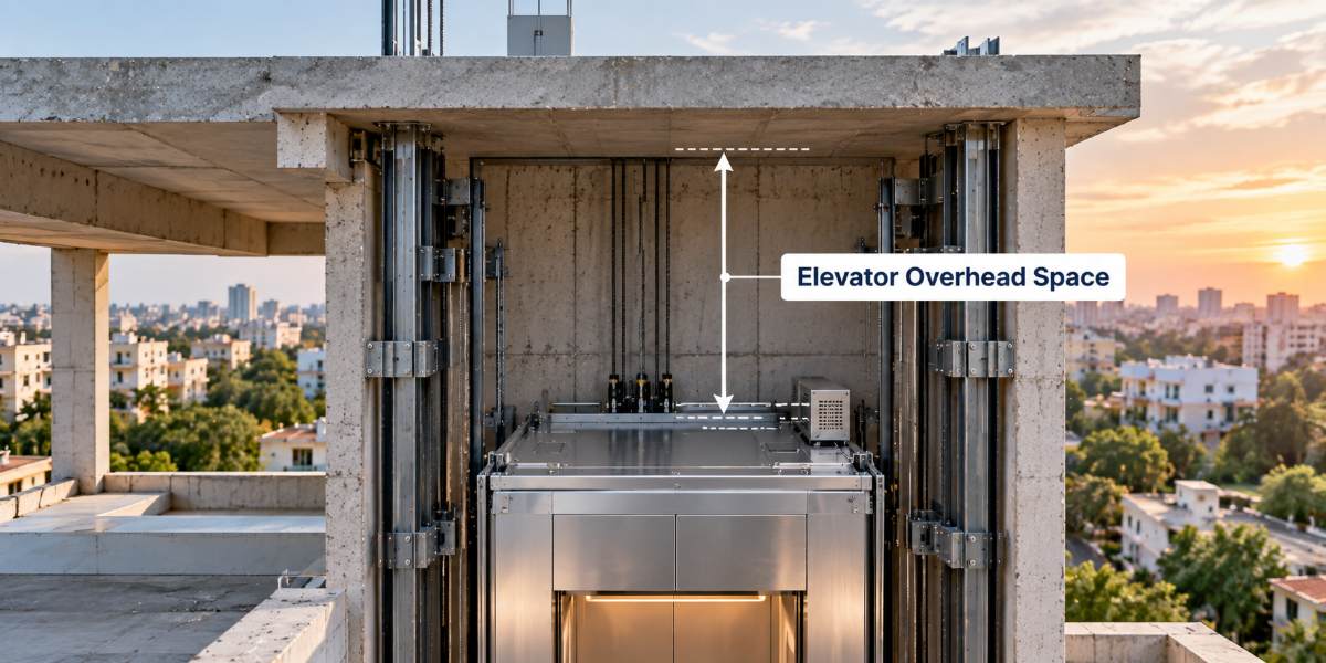 How Is the Required Elevator Overhead Space Determined?