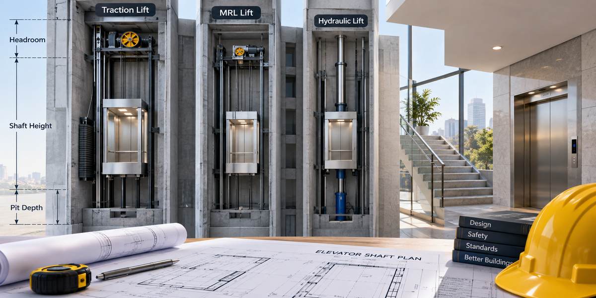 How Should Elevator Shaft Dimensions Be Planned for Different Lift Types?
